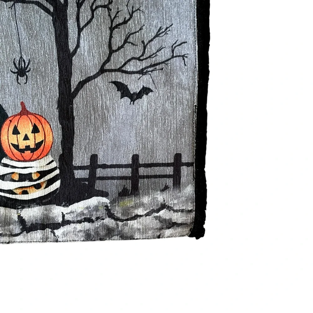 Rachel Zoe MACKENZIE CAT Halloween Placemats 13x19 Set of 4 New